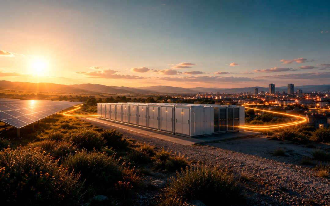 Almacenamiento de electricidad solar en baterías: crecimiento de los BESS